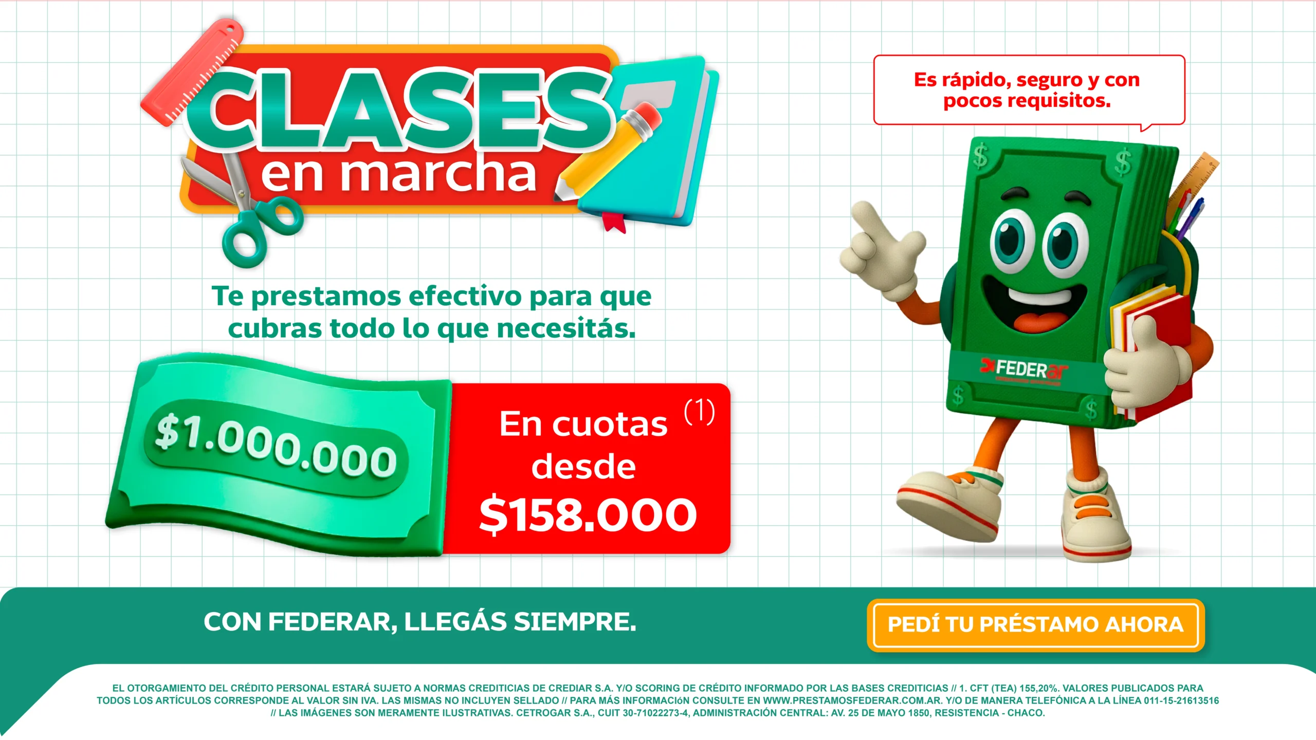 Federar - Banner WEB - FEBRERO 26 - CLASES EN MARCHA